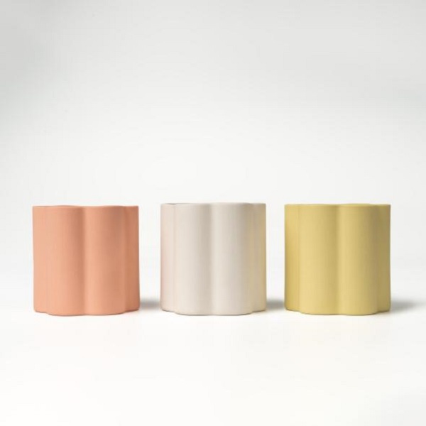 Mencari pemegang lilin seramik gelombang minimalis? Bolehkah set pukal neutral ini menjadi pilihan borong ideal anda?