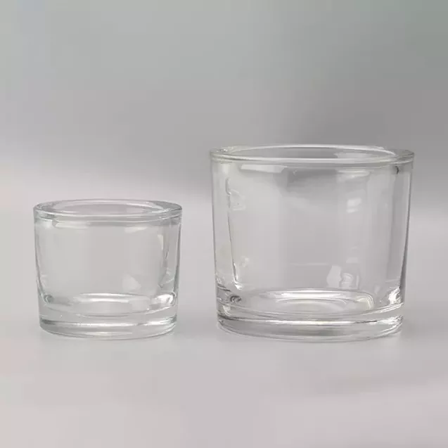 Pemegang Lilin Kaca Jelas