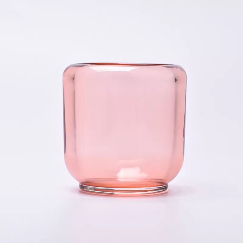 Pemegang Lilin Kaca Berwarna