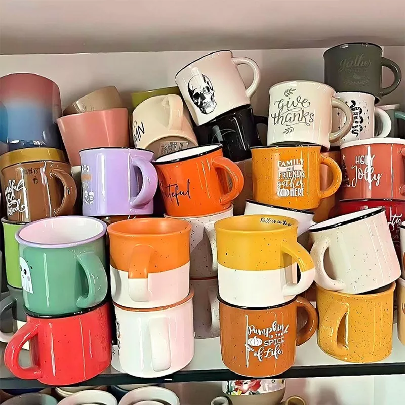 Mug Periuk Batu Seramik Tersuai