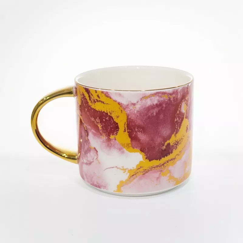 Mug Seramik Corak Marmar yang Elegan Mug Seramik Corak Marmar yang Elegan