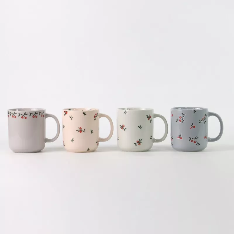 Mug Seramik Corak Bunga Mug Seramik Corak Bunga