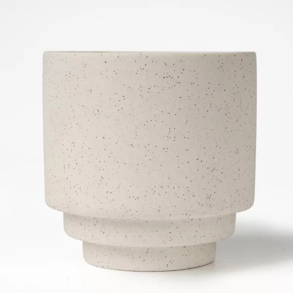 Pemegang Lilin Seramik Glaze Bercorak