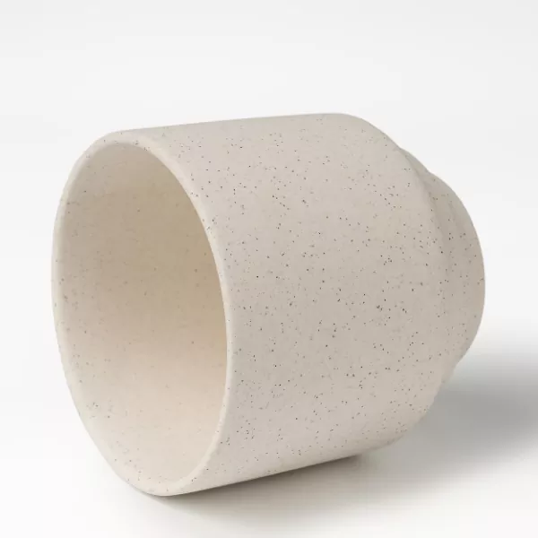 Pemegang Lilin Seramik Glaze Bercorak