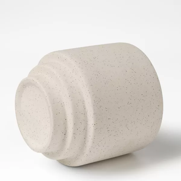 Pemegang Lilin Seramik Glaze Bercorak