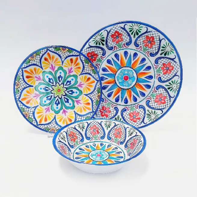 Set Peralatan Makan Seramik Seni Pop