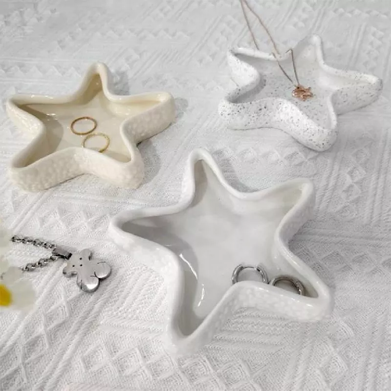 Dulang Barang Kemas Seramik Shell Dan Starfish Dulang Barang Kemas Seramik Shell Dan Starfish